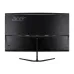 Rear view of Acer Nitro ED320QR S3 curved monitor showing minimal black finish and sturdy V-shaped stand design