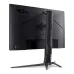 Rear angled view of Acer Predator XB253Q F3 monitor showing V-shaped base, power button, and VESA mount area.