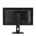 Rear viewpoint of the Asus ROG Strix OLED XG27AQWMG Monitor displaying its textured back panel and RGB logo.
