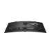 Rear view of ASUS ROG Strix OLED XG34WCDMS Monitor showing ports, vents, and illuminated ROG logo design.