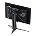 ASUS ROG Swift OLED PG27AQWP-G gaming monitor rear view with premium stand and ROG design details