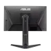 Back of the TUF Gaming VG259QMRL5A monitor, showing the stand, ASUS logo, and the ports section.