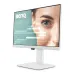BenQ GW2786TC 27-inch monitor with a close-up of a woman's eye on screen and minimalist white design.