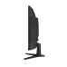 Side profile of Dahua DHI-LM27-E240C curved monitor highlighting slim body, curved panel and ergonomic stand design