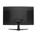 Rear view of Dahua DHI-LM27-E240C curved monitor showing ports, ventilation design and sturdy stand base