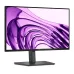 Dell P2226H monitor front view with vivid purple abstract display on thin bezel screen