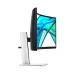 Side profile of HP Series 5 Pro 549pm Curved Monitor highlighting sleek curvature and ergonomic silver stand.