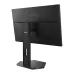 Angled rear view of the black Lenovo Legion 24-10 gaming monitor, showing the stand and mounting points.