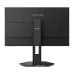 Rear view of the black Lenovo Legion 24-10 gaming monitor, showing the stand and ports.