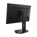 Angled rear view of the black Lenovo Legion 25-10 gaming monitor, showing the stand and mounting points.