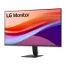 A front-angled view of the black LG 27U411A-B monitor with the 
