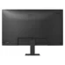 Back of LG 27U631A-B 27-inch Monitor featuring ribbed stand support, LG logo, and VESA mounting holes.