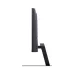 Gaming monitor side profile highlighting slim display panel, angled stand and modern minimalist design structure.