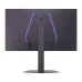 LG UltraGear 27GM950B-B rear view with RGB lighting, sleek stand design and clean back panel for gaming setup