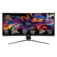 MSI MPG 341CQPX QD-OLED 34" UWQHD 240Hz Curved Gaming Monitor