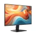 Front angled view of MSI PRO MP251 E14L monitor displaying vibrant abstract colors on a thin-bezel screen