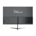 Rear view of PC Power PCGMX27Q120B monitor showing sleek panel, RGB accents and sturdy minimalist stand