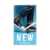 Front lifestyle view of Samsung EMDX-A LH32EMDIAGB E-paper Monitor displaying NEW ARRIVALS with skateboard scene.