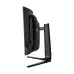 Side view of Thermaltake TPM-O49CDQ ultrawide curved monitor with slim profile and ergonomic stand design