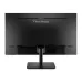 Rear view of ViewSonic VA2732-MHD-3 monitor with clean matte back panel, ventilation slots, and central stand mount