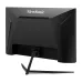 ViewSonic VX2532 gaming monitor rear view with black stand and ventilation design shown clearly on a white background.