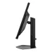 Side view of ViewSonic XG2730D-4K monitor showing tilt adjustment, slim panel profile, and sturdy base