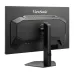 Rear view of ViewSonic XG2730D-4K monitor with ventilation grille, ports, and adjustable stand design