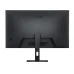 Rear view of Xiaomi Redmi X27A Monitor with matte black finish, HDMI and DP ports, and cable slot.