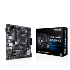 Asus PRIME B450M-K II DDR4 AMD AM4 micro ATX Motherboard