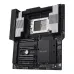 ASUS Pro WS TRX50‑SAGE WIFI workstation motherboard showing SP6 socket, PCIe slots, DDR5 DIMMs, and cooling.
