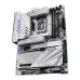 ROG Maximus Z890 Apex motherboard close-up with CPU socket, DDR5 slots, RGB lighting, and robust power delivery