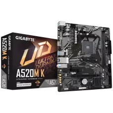 GIGABYTE A520M K AM4 Micro ATX Motherboard