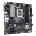 Gigabyte motherboard rear I/O panel with USB, HDMI, DisplayPort, Ethernet, audio jacks, and Wi-Fi ports