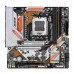Gigabyte B850M FORCE WIFI6E motherboard with AM5 socket, DDR5 slots, PCIe, and RGB lighting