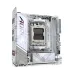 Gigabyte AORUS X870I AM5 Mini‑ITX motherboard with white ICE design and DDR5 support