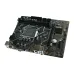 XENTHRA XN-H311M-VH-PRO motherboard angled view with LGA1151 socket, DDR4 slots, PCIe, and rear I/O ports