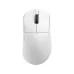 AJAZZ NJ08 MC white gaming mouse with minimalist design, scroll wheel, side buttons, and indicator light