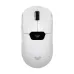 AULA SC390 Wireless Gaming Mouse in white with smart display showing DPI settings and logo