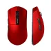 Dual-view of red Furycube G9 Pro Mouse with matte finish and side buttons for enhanced grip and control.