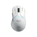 Inphic IN10R white gaming mouse with futuristic design, blue LED lights, and space-themed markings