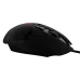 Opposite side view of Meetion MT-G3330 High Speed Tracking Gaming Mouse highlighting smooth contour and multicolor RGB glow.