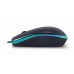 Micropack MP-216 Black Rainbow Breathing LED USB Mouse