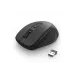 Angled top view of The Redragon BM 4091 PRO Dual Mode Wireless Mouse shown with its USB receiver placed beside it.