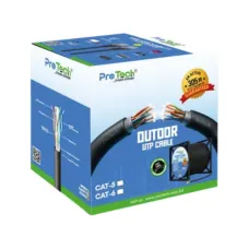 Pro Tech PTN-C5-CCA-OUT-BK 305M CAT6 UTP Cable Black