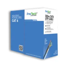 Pro Tech PTN-C6-CCAM-OUT-STD-BK 305M CAT6 UTP Cable Black