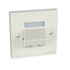 Panduit Pan-Net CFPUKS2SIWY Dual Port Faceplate