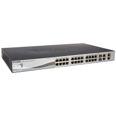 D-Link DES-1210-28P Web Smart 24-Port Fast PoE Ethernet Switch