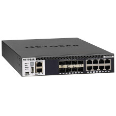 Netgear XSM4316S 8 Port Pro Safe 10G Fiber & 8-Port 10G Ethernet L3 Stackable Managed Switch