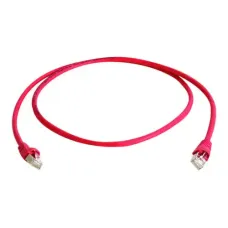 R&M R196168 24AWG CAT6 U/UTP 4P LSZH 1 Meter Red Patch Cord