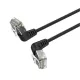 Vention IBOBL 10M Cat.6 UTP Right Angle Patch Cord Cable